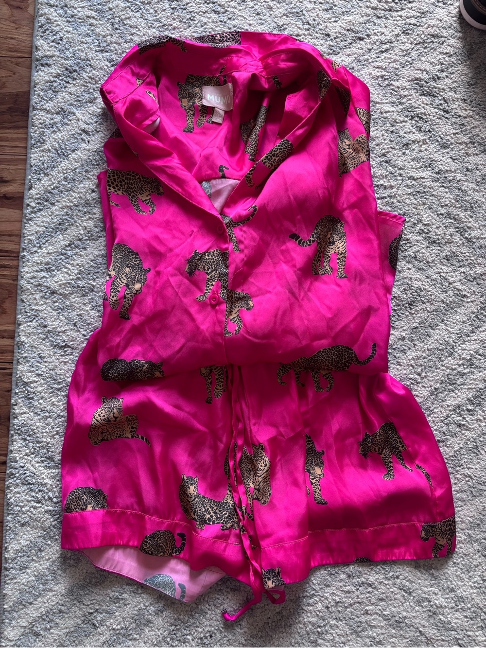 Show me your Mumu Satin Pajama Set